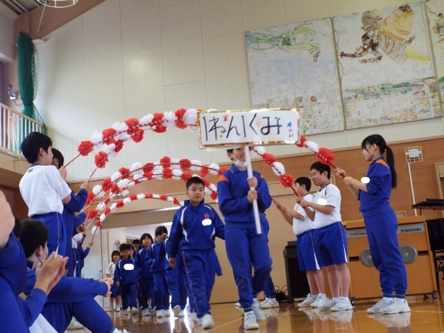 １年生入場