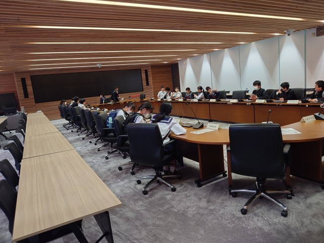 防災センターの会議室